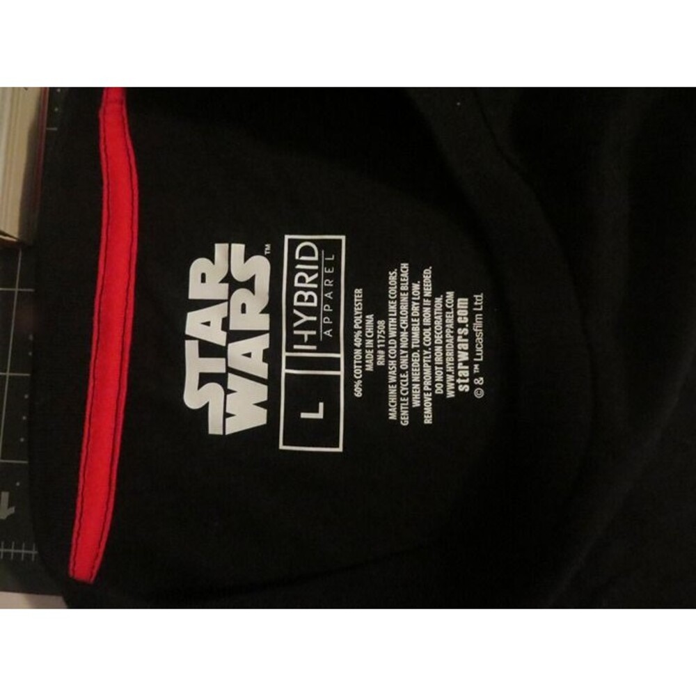 Star Wars Best Dad In The Galaxy Short Sleeve T-Shirt  - Black L - Picture 4 of 4